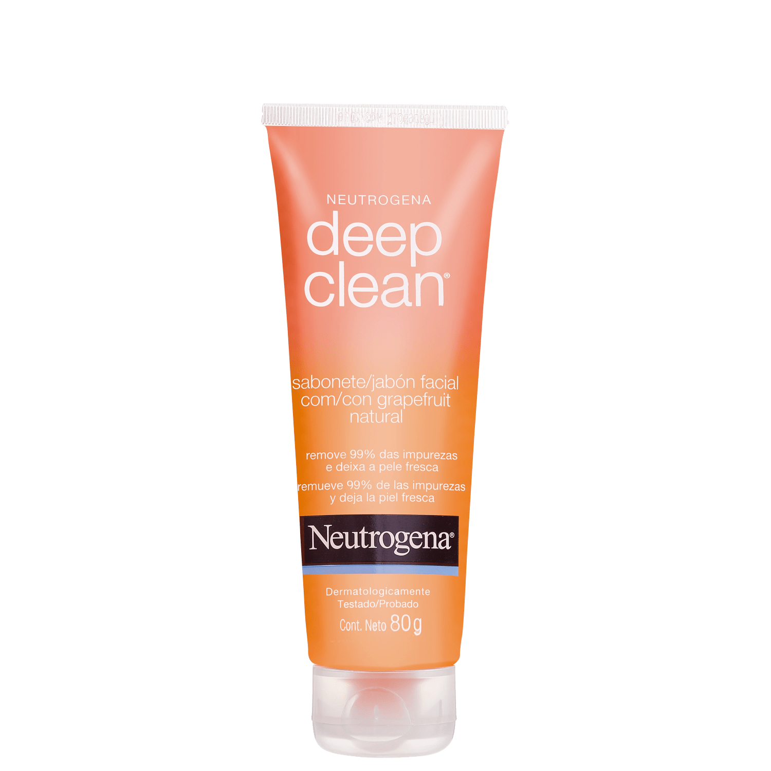 Sabonete Líquido Facial Neutrogena Deep Clean Grapefruit 80g
