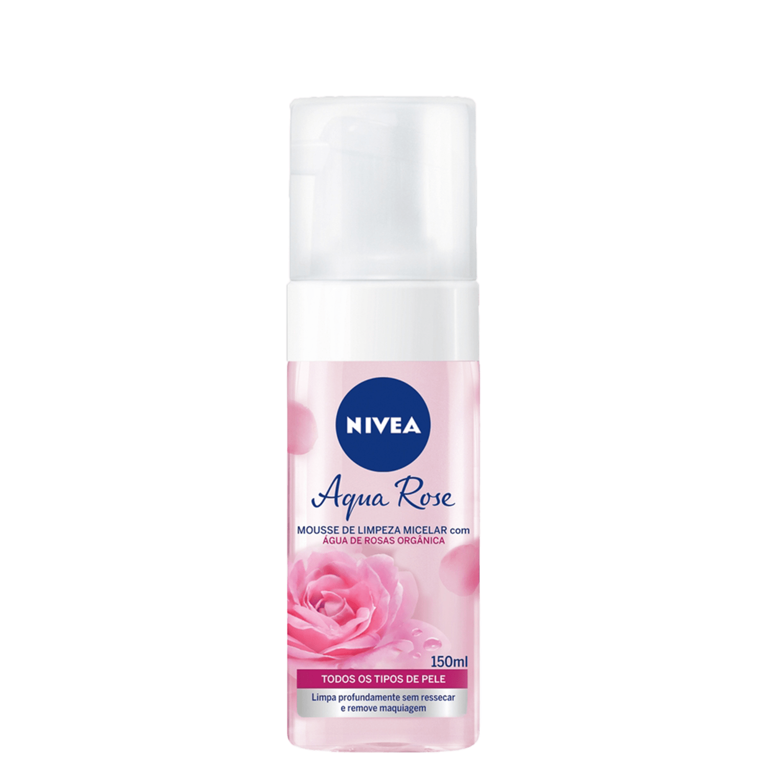 Mousse de Limpeza Facial NIVEA Aqua Rose 150ml