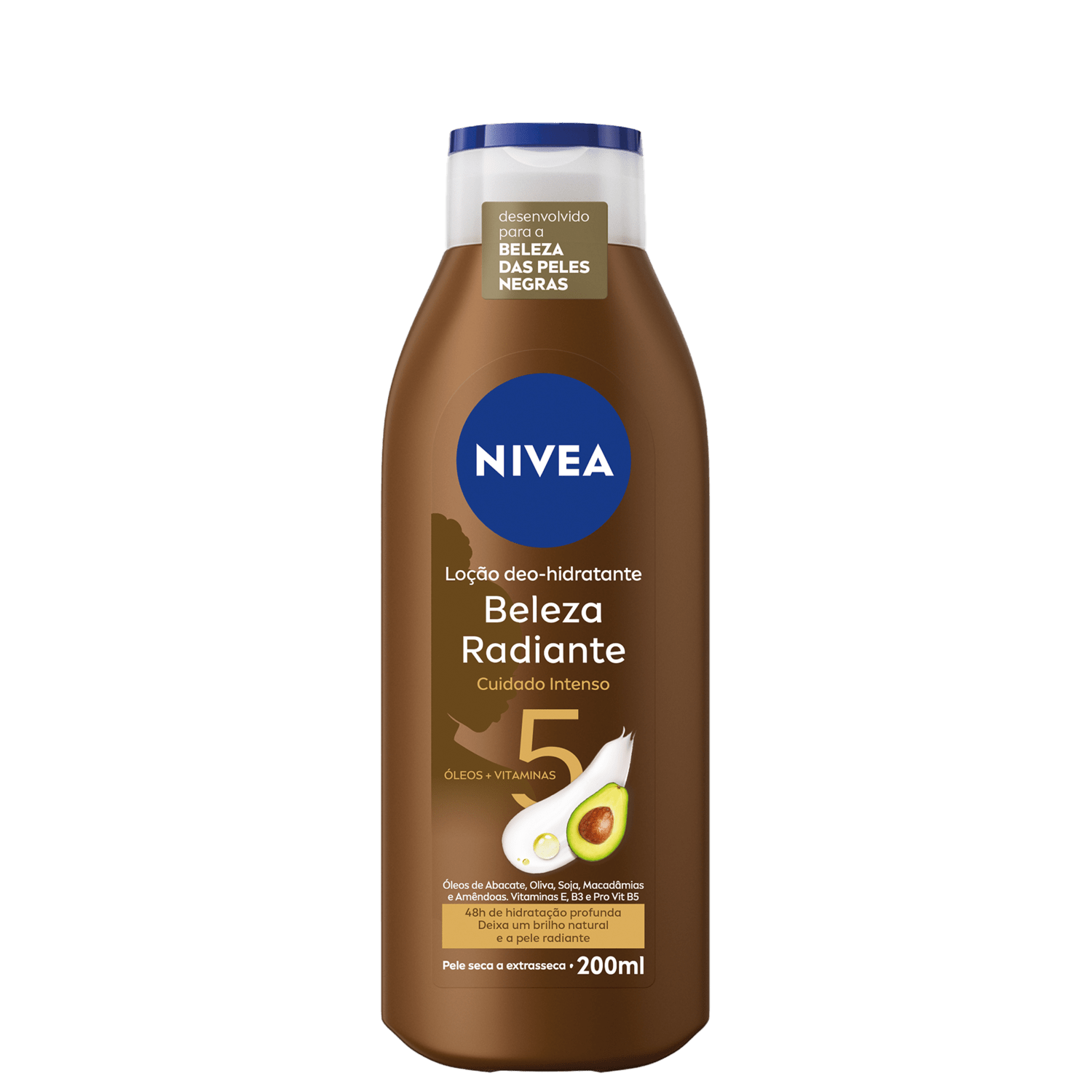 Hidratante Desodorante NIVEA Beleza Radiante Cuidado Intenso 200ml