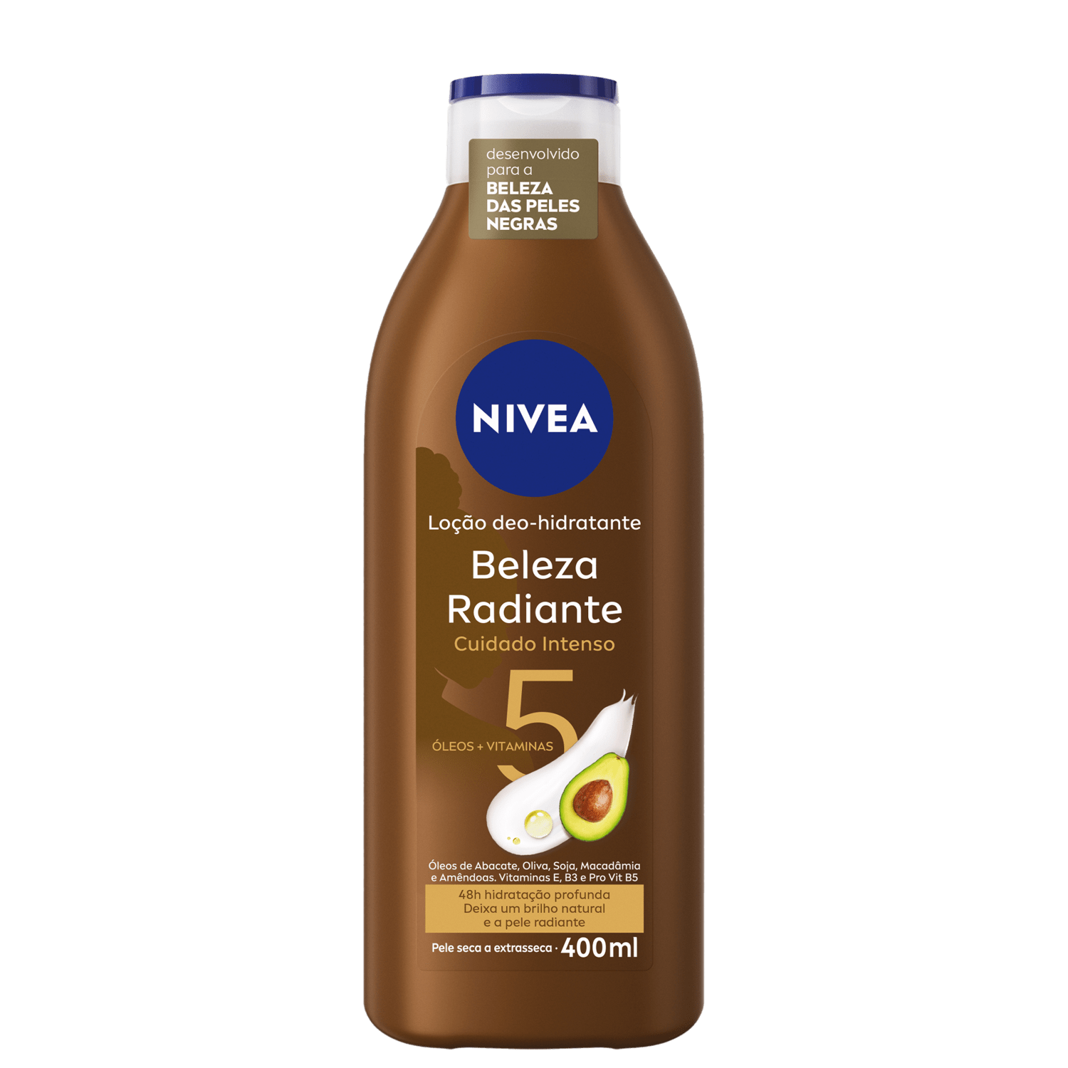 Hidratante Desodorante NIVEA Beleza Radiante Cuidado Intenso 400ml