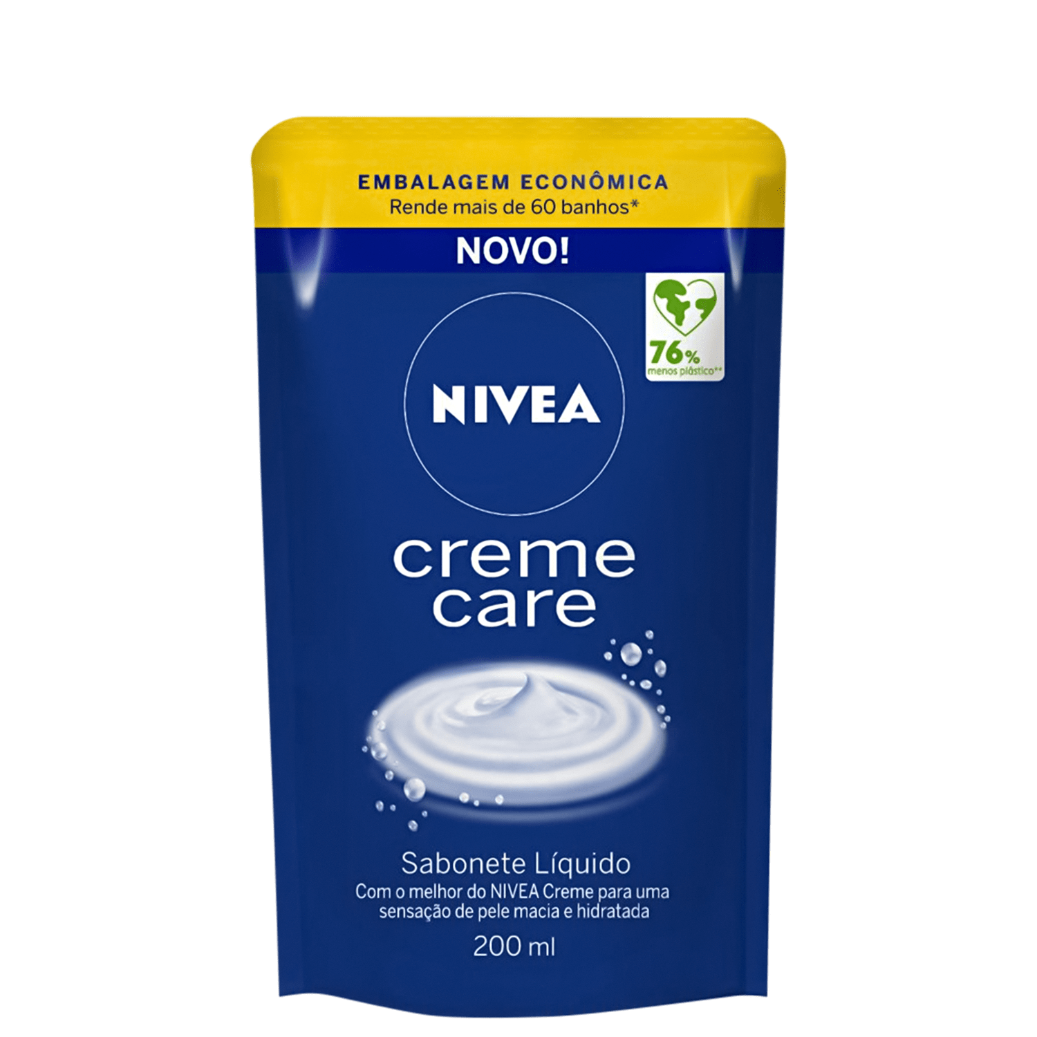 Sabonete Líquido Refil Nivea Creme Care 200ml