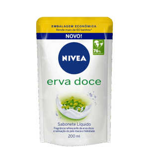 Sabonete Líquido Refil Nivea Erva Doce 200ml
