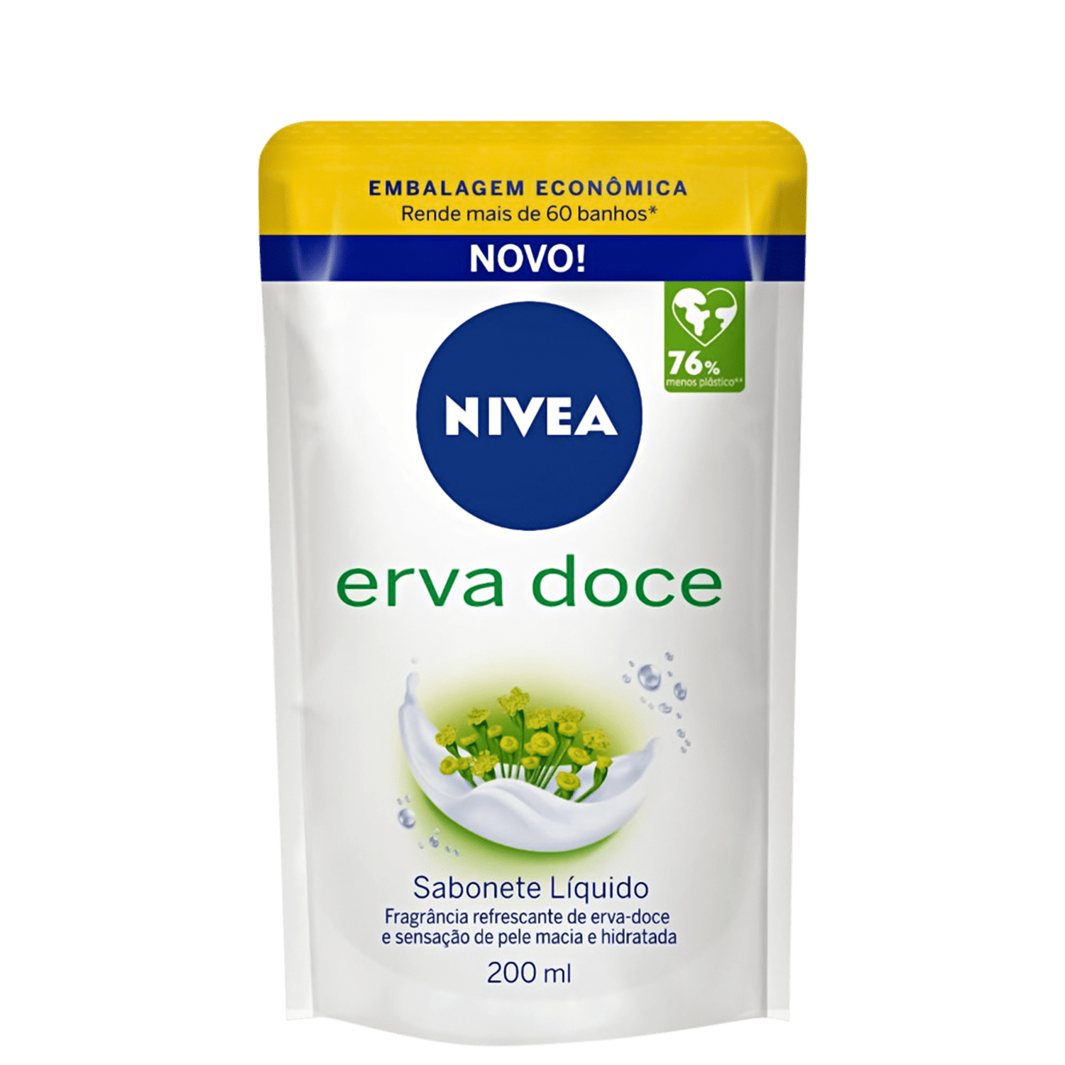 Sabonete Líquido Refil Nivea Erva Doce 200ml