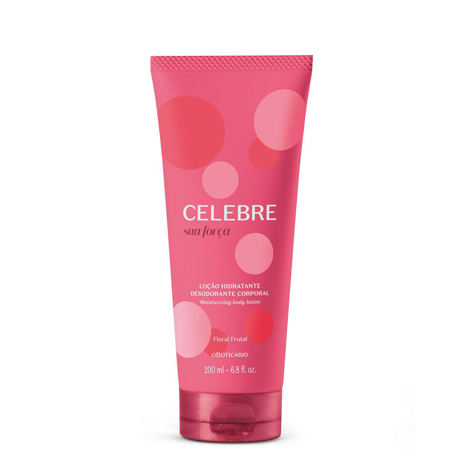 Loção Corporal O Boticário Celebre Sua Força Hidratante Desodorante 200ml