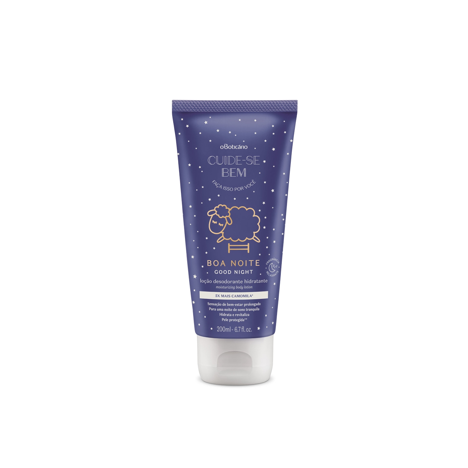 Loção Corporal O Boticário Cuide-se Bem Boa Noite Hidratante Desodorante 200ml