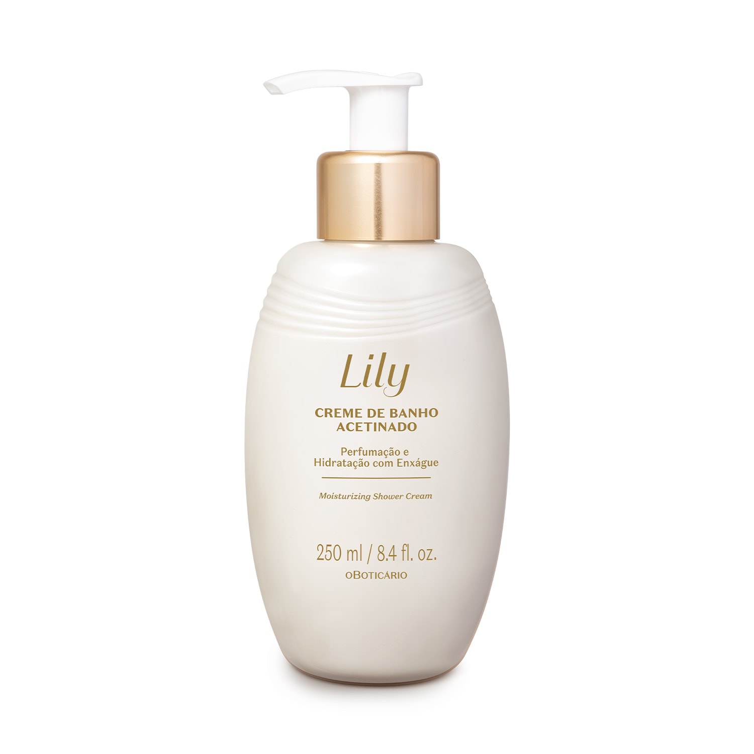 Creme Banho Acetinado O Boticário Lily 250ml