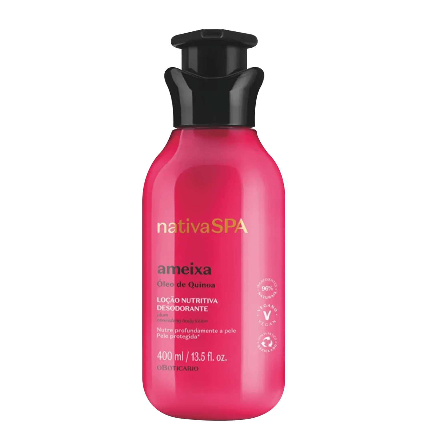 Loção Corporal O Boticário Nativa SPA Ameixa Hidratante Desodorante 400ml