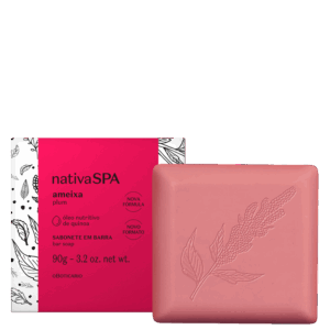 Sabonete em Barra o Boticário Nativa SPA Ameixa 90g