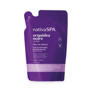 Refil Loção Corporal O Boticário Nativa SPA Orquídea Noire Desodorante Noturna 350ml