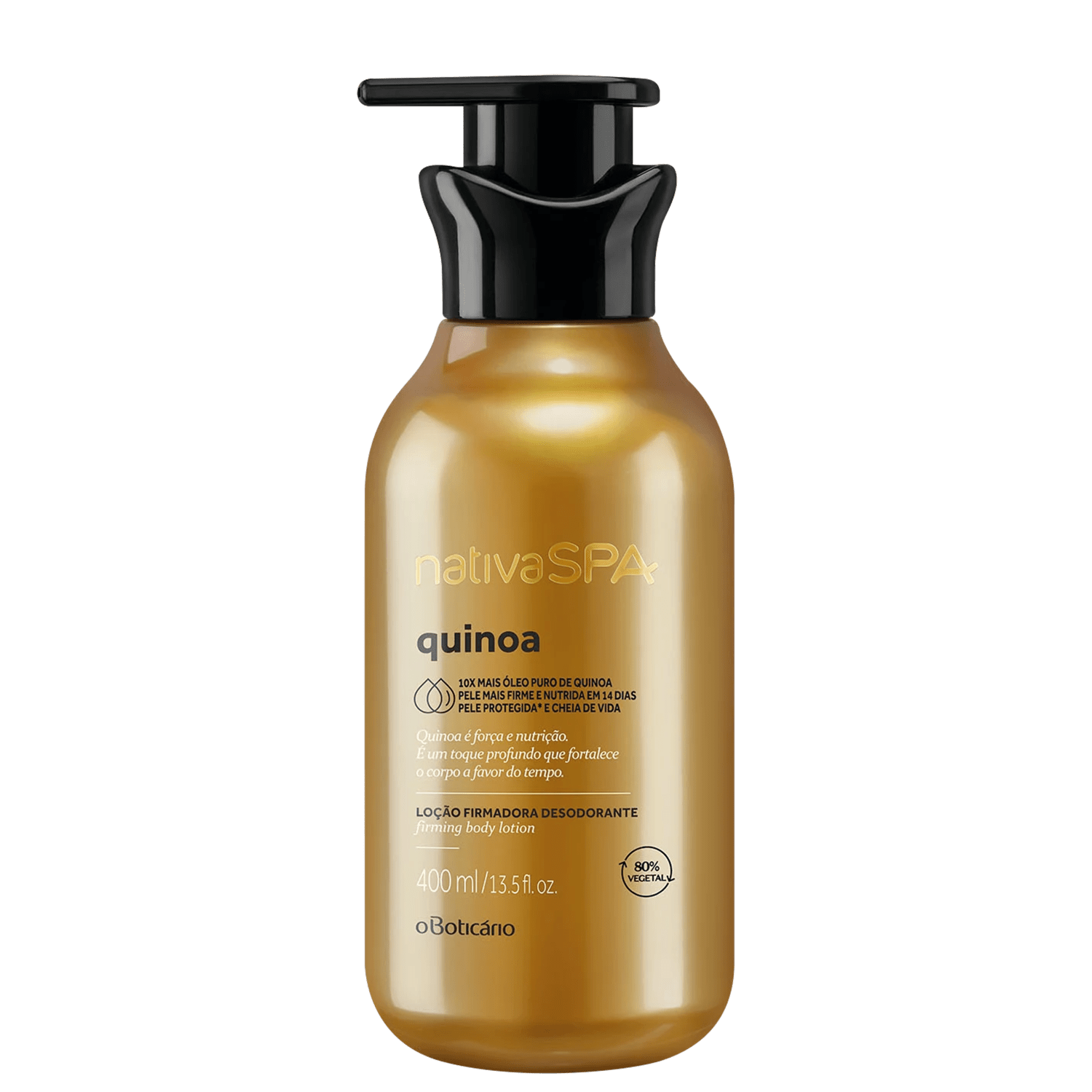 Loção Corporal O Boticário Nativa SPA Quinoa Firmadora Desodorante 400ml