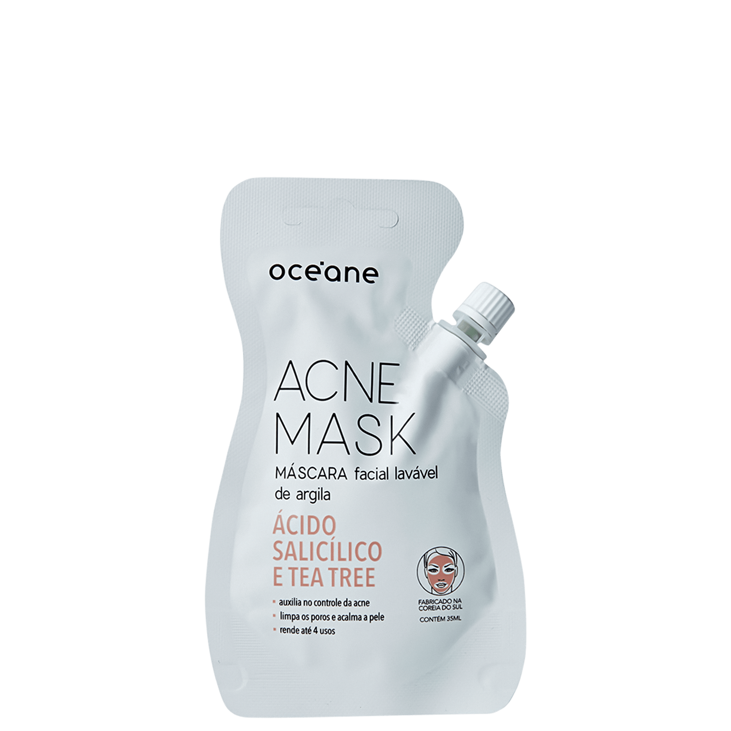 Máscara Facial Antiacne Océane Acne Mask 35ml