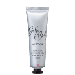 Creme Hidratante para as Mãos Océane Bath & Body Pink Peach 30ml