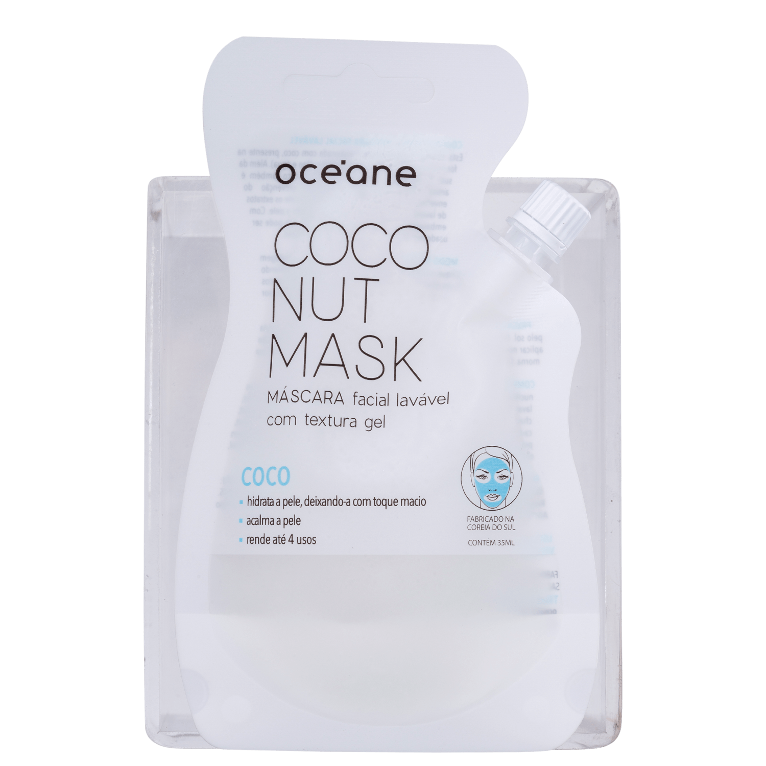 Máscara Facial Océane Coconut 35g