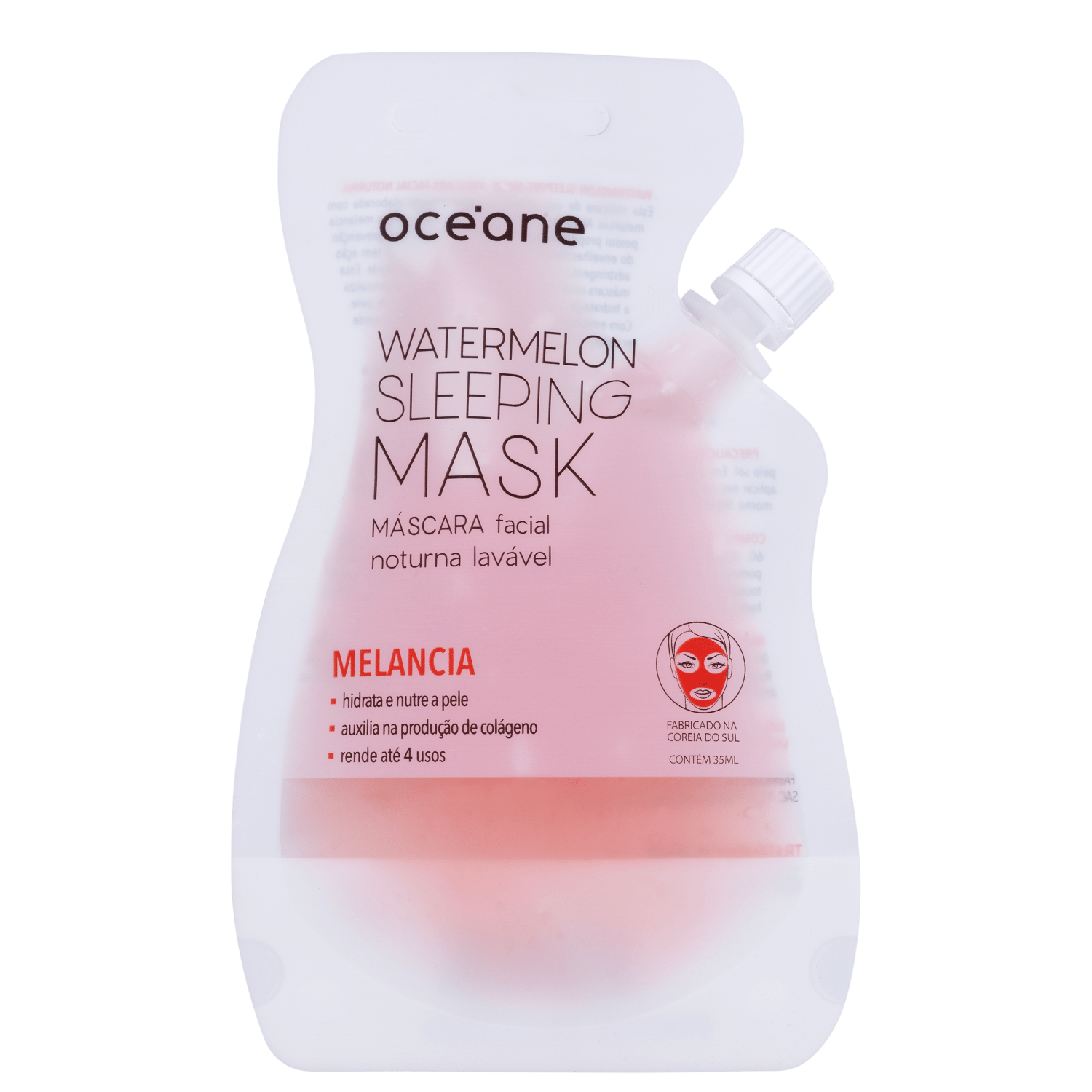 Máscara Noturna Océane Watermelon 35g