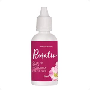 Óleo de Rosa Mosqueta Rosativ Abelha Rainha Com FPS P/ Pele Ressecada 30ml REF 3074