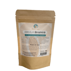 Máscara de Tratamento Oleoterapia Brasil Argila Branca 50g