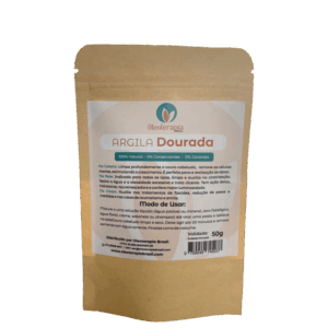 Máscara de Tratamento Oleoterapia Brasil Argila Dourada 50g