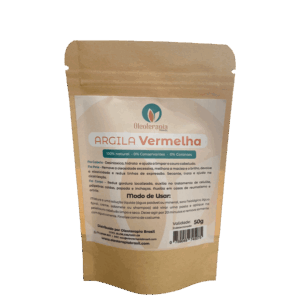 Máscara de Tratamento Oleoterapia Brasil Argila Vermelha 50g