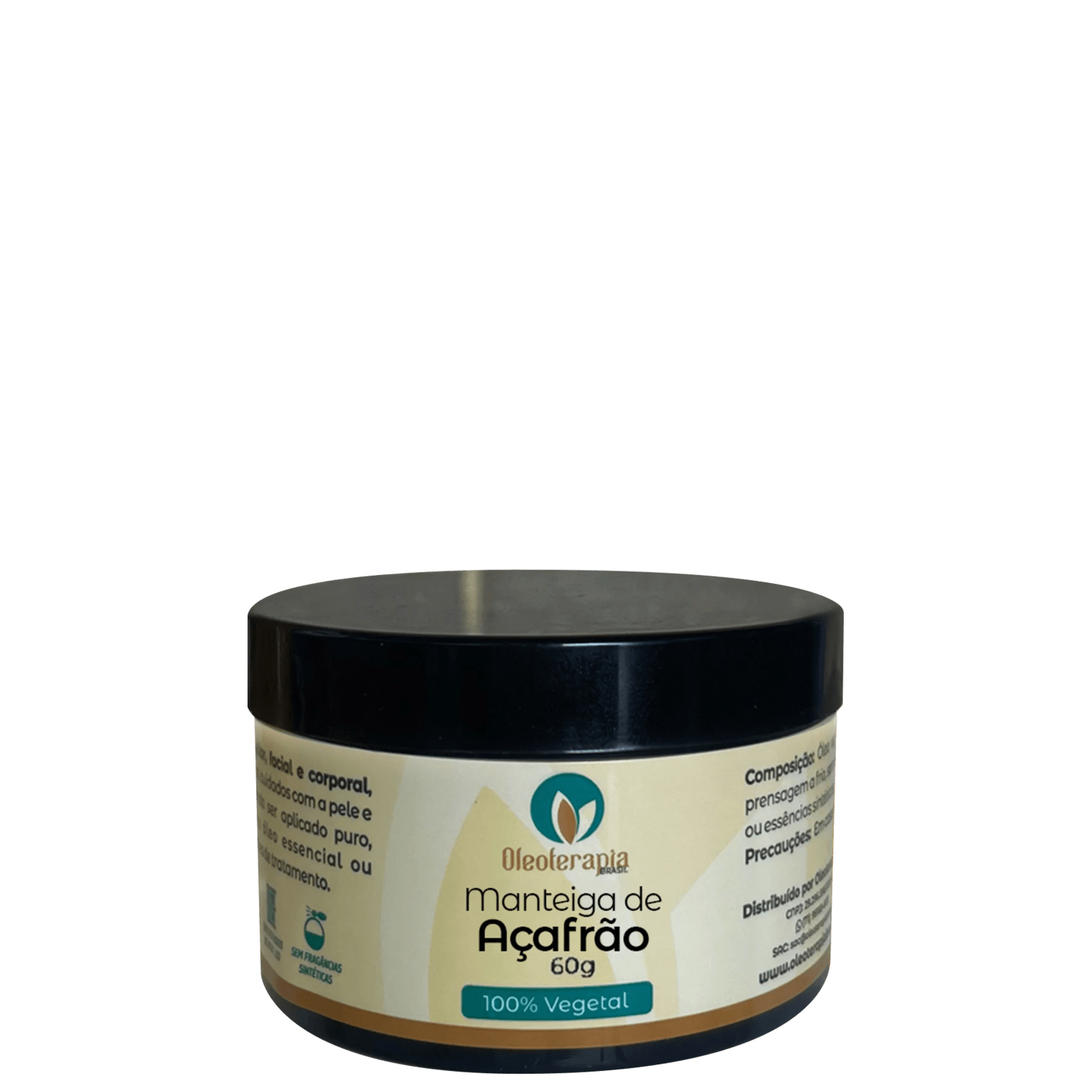 Manteiga Corporal e Capilar Oleoterapia Brasil Açafrão Multifuncional 60g