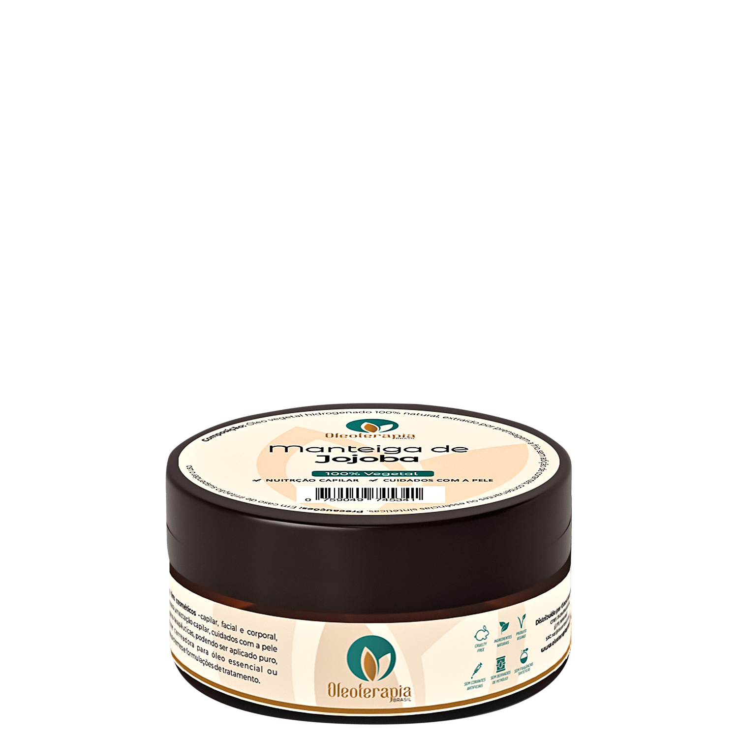 Manteiga Corporal e Capilar Oleoterapia Brasil Jojoba Multifuncional 60g