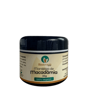 Manteiga Corporal e Capilar Oleoterapia Brasil Macadâmia 30g