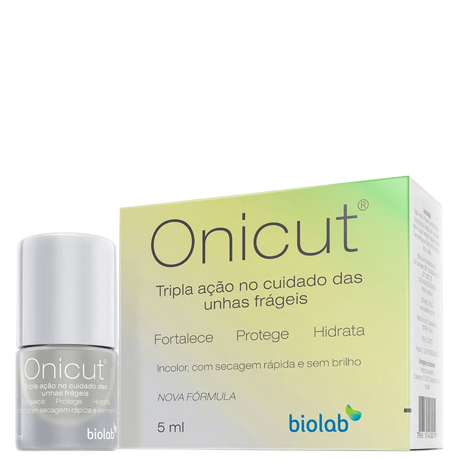 Gel Fortalecedor Biolab Onicut para Unhas 5ml