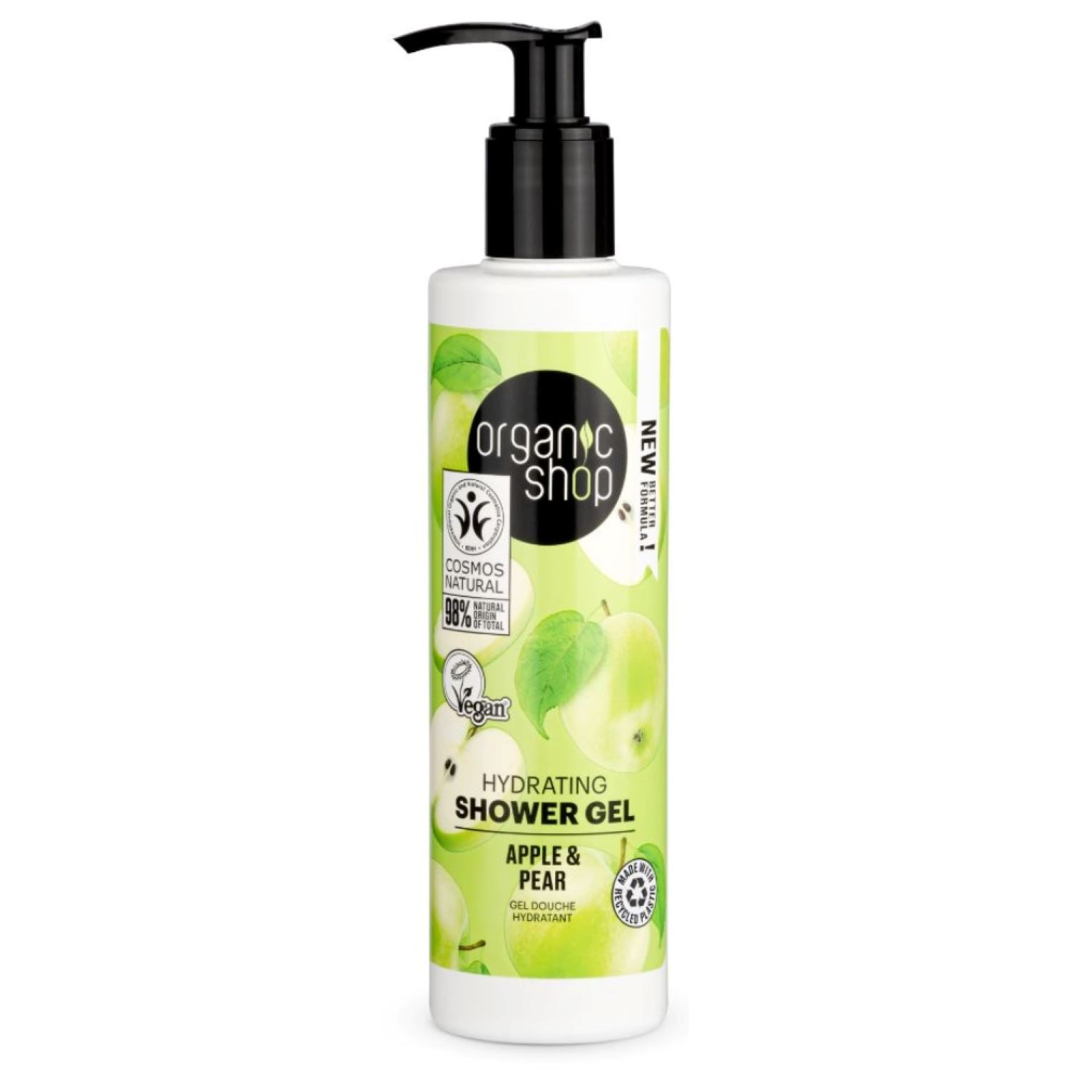 Sabonete Líquido Corporal Organic Shop Maçã e Pera 280ml