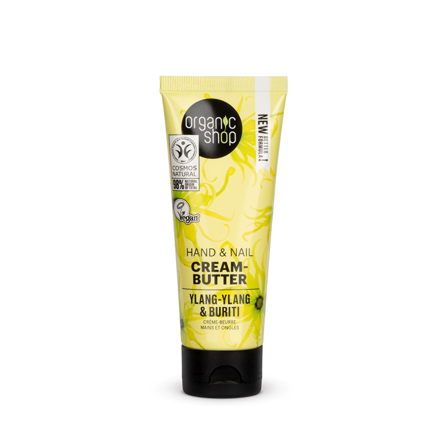 Creme para Mãos e Unhas Organic Shop Óleo de Buriti e Ylang Ylang 75ml