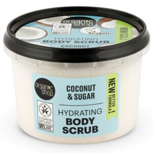 Esfoliante Organic Shop Óleo de Coco e Açúcar Natural Corporal 250ml