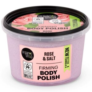 Esfoliante Organic Shop Rosas e Sal Natural Corporal 250ml