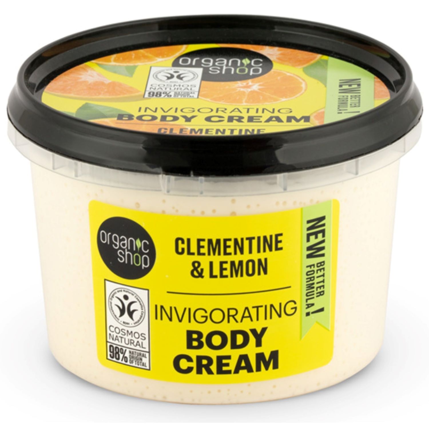 Creme Corporal Organic Shop Tangerina e Limão Siciliano Hidratante 250ml