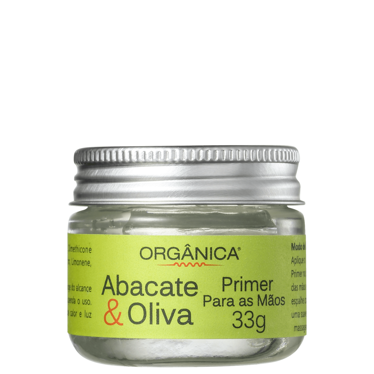 Primer para as Mãos Orgânica Abacate & Oliva 33g
