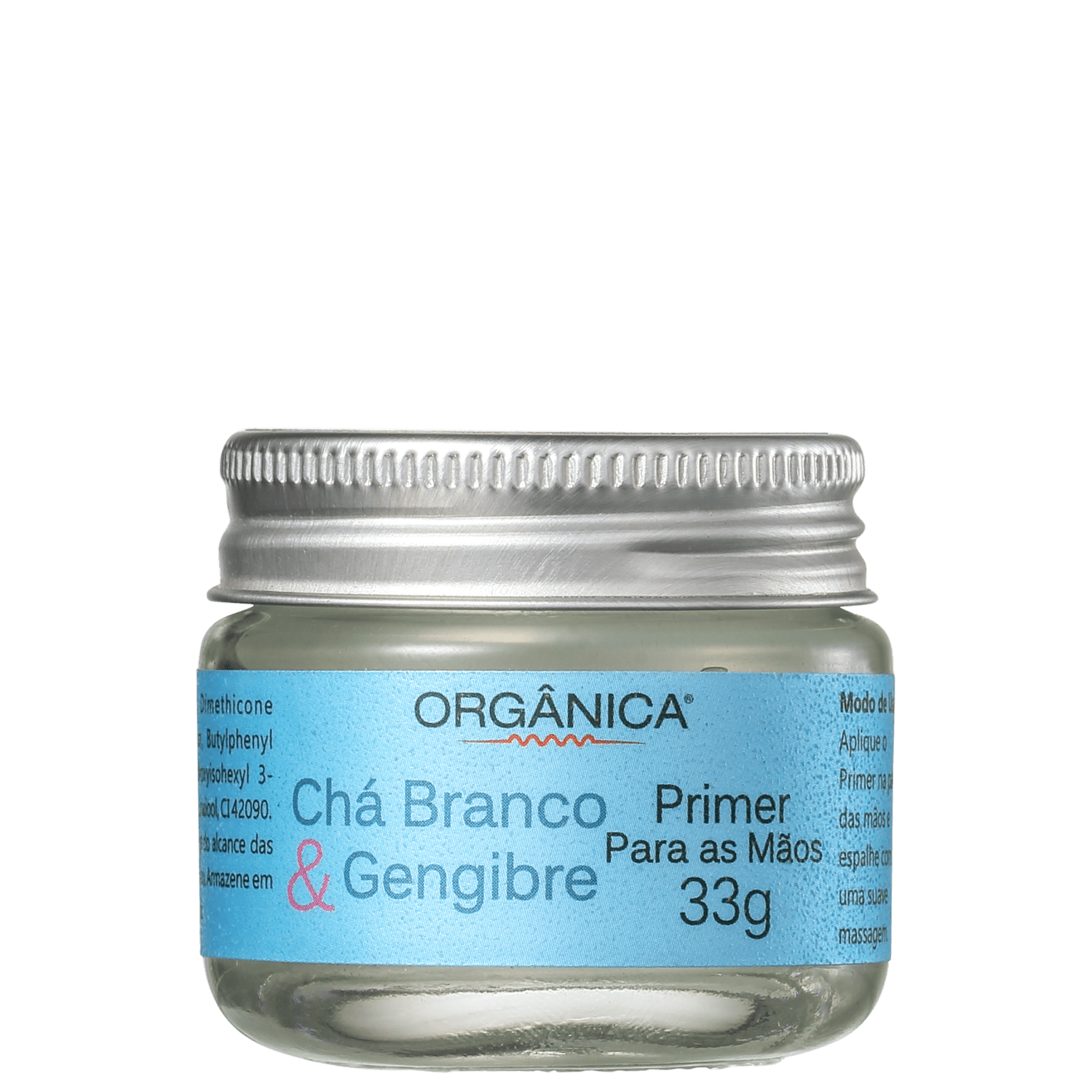 Primer para as Mãos Orgânica Chá Branco & Gengibre 33g