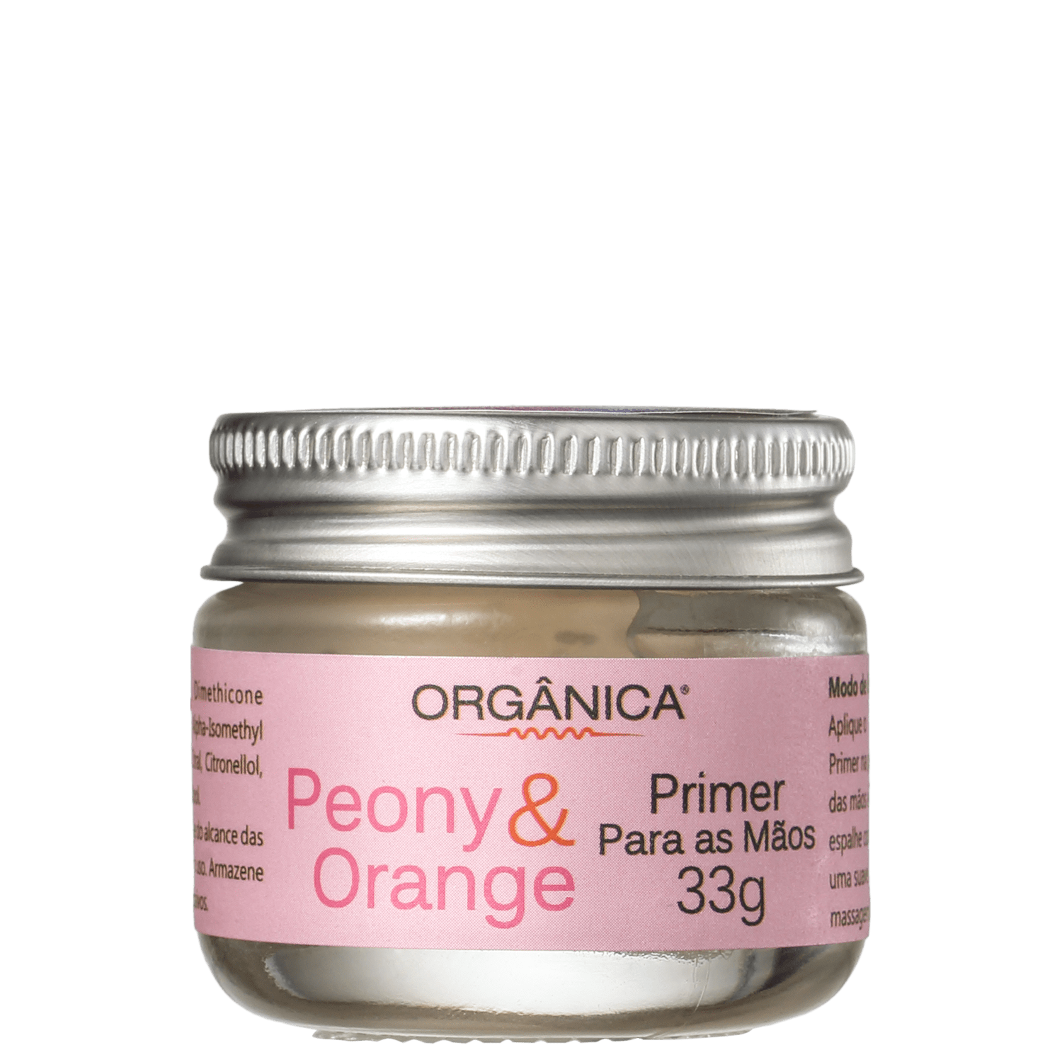 Primer para as Mãos Orgânica Peônia & Laranja 33g