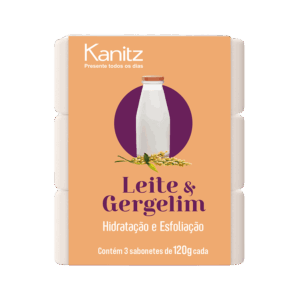 Pack Sabonete Kanitz Leite e Gergelim 3x120g