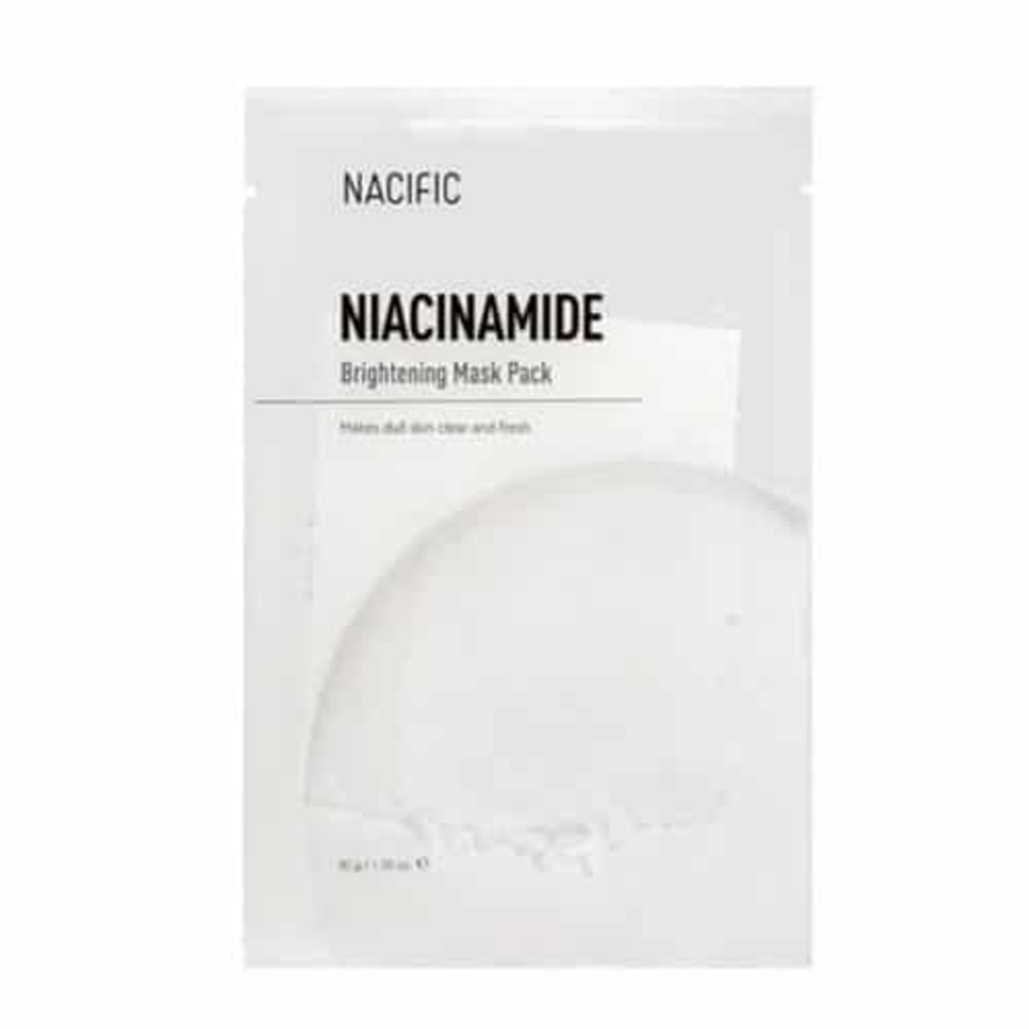 Pacote Máscara Facial Sheet Mask Niacinamide brightening iluminadora