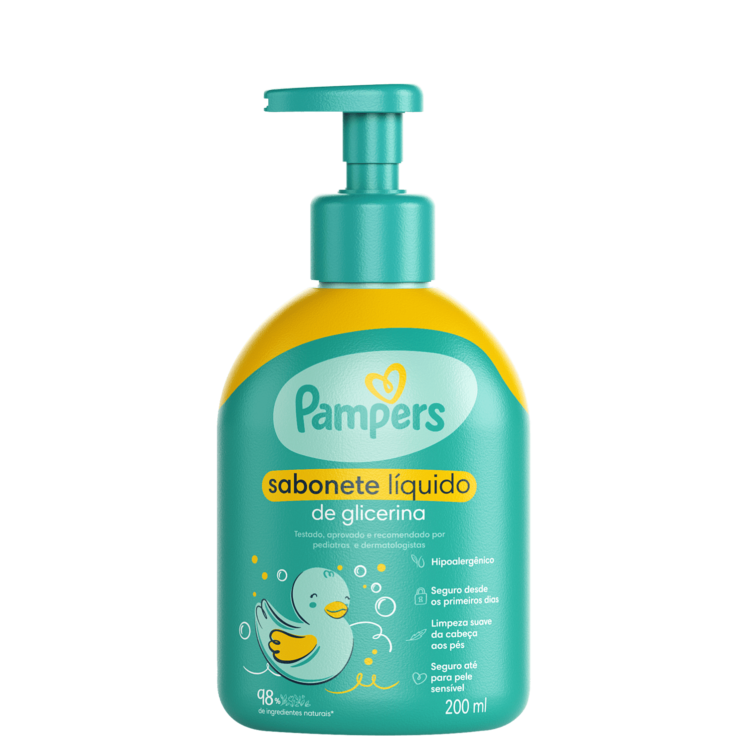 Sabonete Líquido Pampers Glicerina 200ml