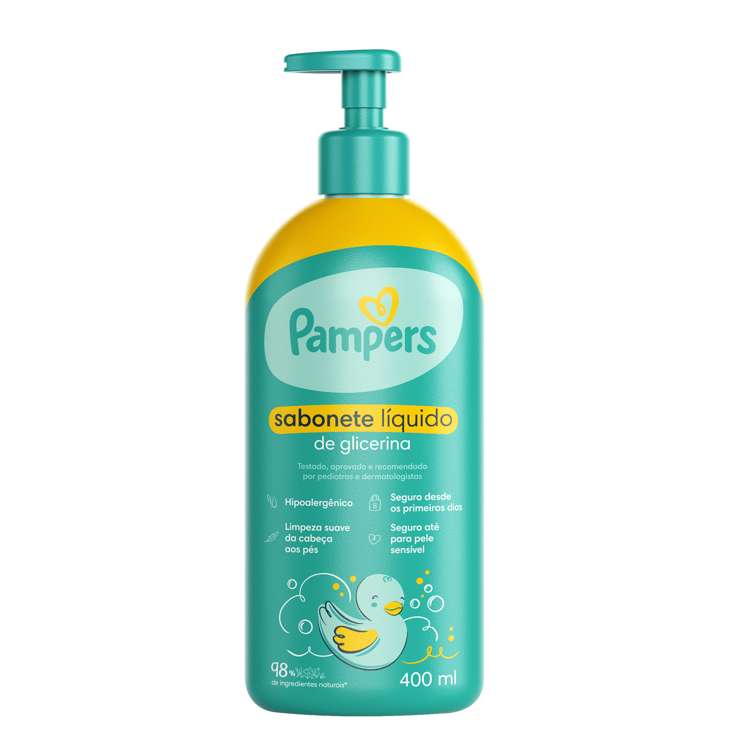 Sabonete Líquido Pampers Glicerina 400ml