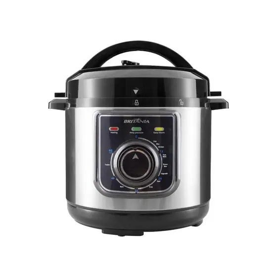 Panela de Pressão Elétrica Britânia Multifuncional 127V BPP01PI