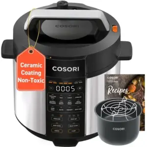 Panela de Pressão Elétrica COSORI 9 em 1 6L 1100W Aço Inoxidável Panela de Pressão Elétrica COSORI 9 em 1 6L 1100W Aço Inoxidável