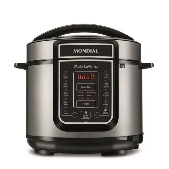 Panela de Pressão Elétrica Digital Mondial Master Cooker 5L 900W PE38