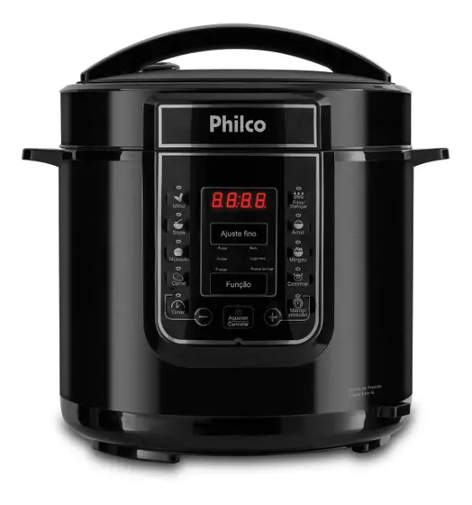 Panela de Pressão Elétrica Digital Philco 6L Inox com 13 programas 220V PPP01P