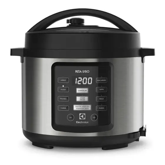 Panela de Pressão Elétrica Electrolux 5L com 10 Programas de Segurança