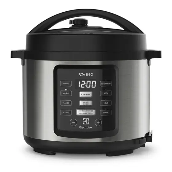 Panela de Pressão Elétrica Digital Electrolux Experience 5L 1000W com Desligamento Automático