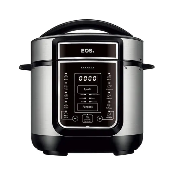 Panela de Pressão Elétrica Digital EOS Multicooker 3L Inox 220V EPP30DI