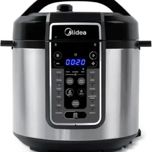 Panela de Pressão Elétrica Midea MasterSteam 6L Inox Cinza 220V
