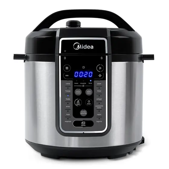 Panela de Pressão Elétrica Midea MasterSteam 6L Inox