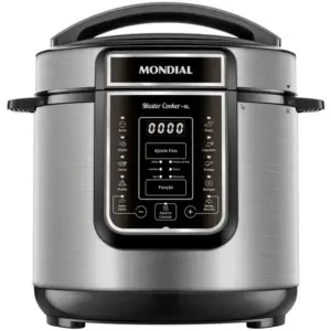 Panela de Pressão Elétrica Digital Mondial Master Cooker 6L PE-60-6L-I Panela de Pressão Elétrica Digital Mondial Master Cooker 6L PE-60-6L-I