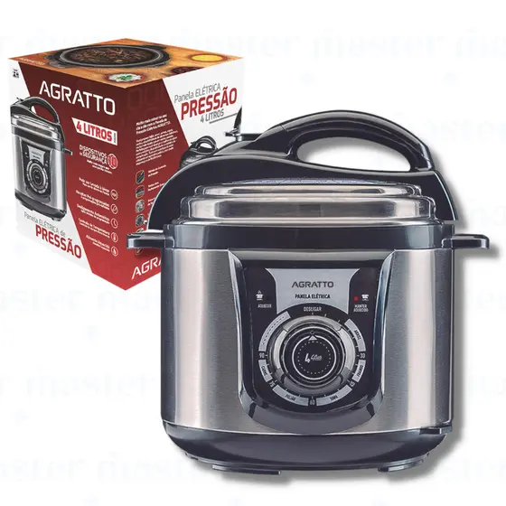 Panela de Pressão Elétrica Agratto Bivolt (220v e 127v)