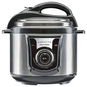 Panela de Pressão Elétrica Agratto 4L 800W Preta com Controle de Temperatura PE-01 Panela de Pressão Elétrica Agratto 4L 800W Preta com Controle de Temperatura PE-01